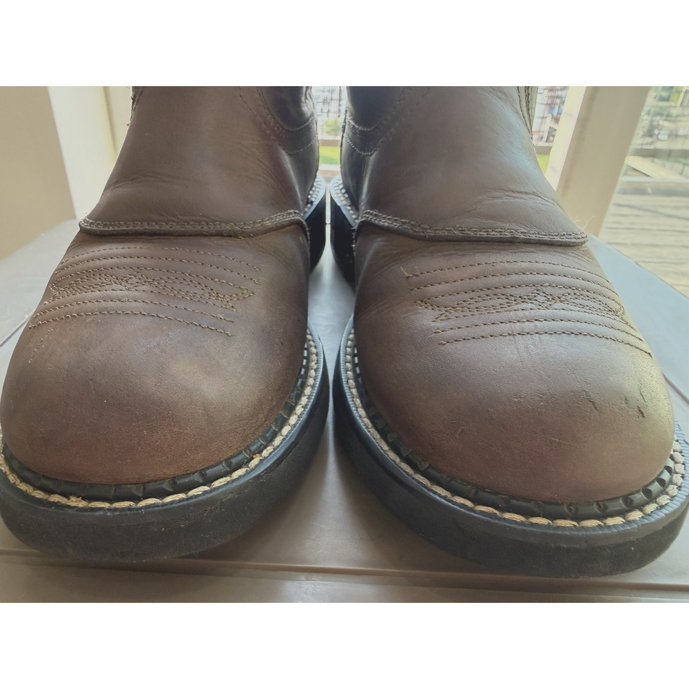 Ariat Women's ProBaby Western Cowboy Leather Boots Driftwood Brown 10001132 7.5B - Picture 16 of 16
